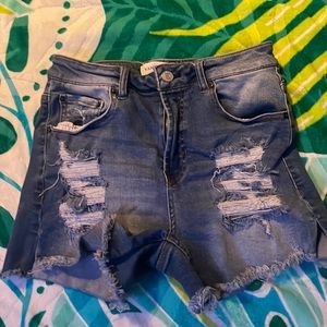Denim shorts size 3